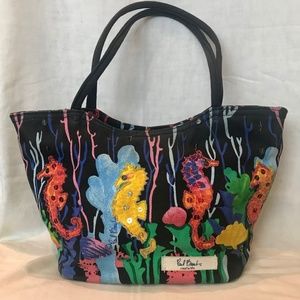 Paul Brent Coastal Life Sea Horse Purse